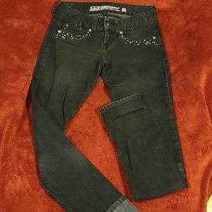 Guess jeans / low rise black